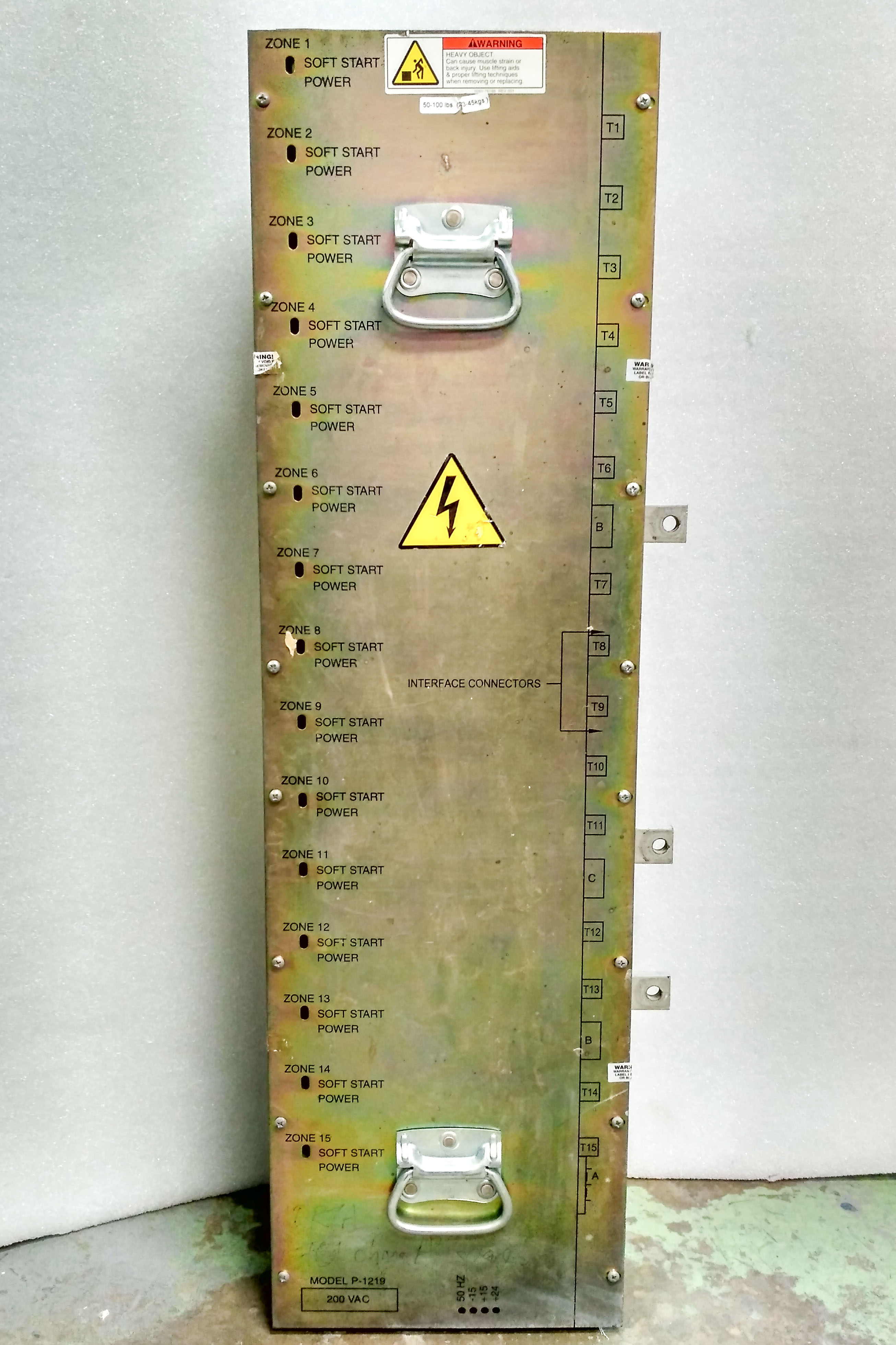 11607 APPLIED MATERIALS SCR LAMP DRIVER 15 ZONE RADIANCE, P1235